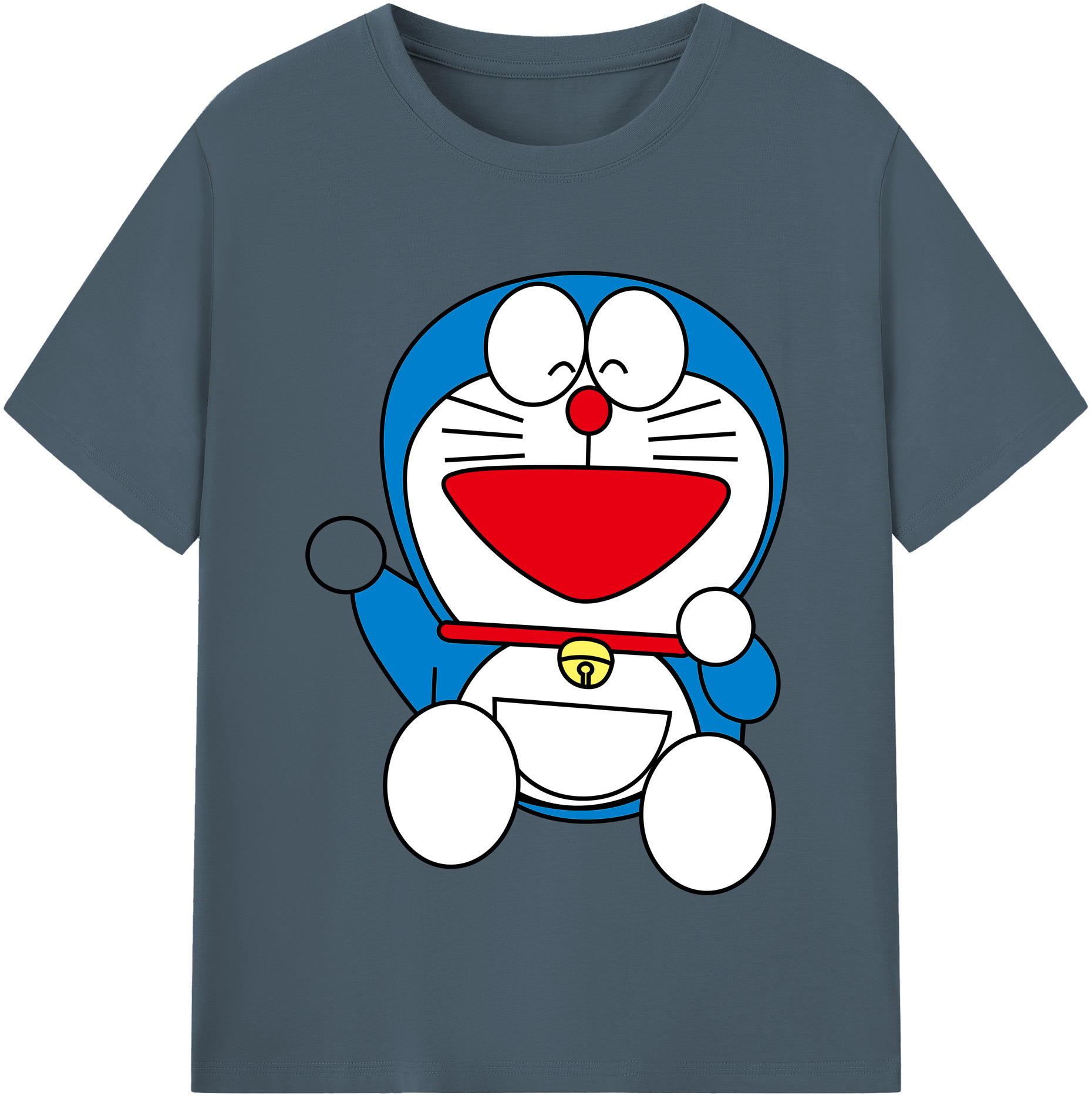 （画像用） ドラえもん Doraemon 綿100％半袖Tシャツ（フロントプリント）